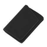 Minimalist Wallet Leather Credit Card Holder Coin Purse Portable Multi Function Card Holder Wallet for Men Women Black