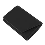 Minimalist Wallet Leather Credit Card Holder Coin Purse Portable Multi Function Card Holder Wallet for Men Women Black