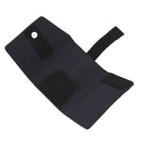 Minimalist Wallet Leather Credit Card Holder Coin Purse Portable Multi Function Card Holder Wallet for Men Women Black - Close-Up Angle