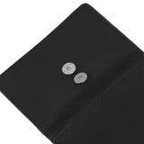 Minimalist Wallet Leather Credit Card Holder Coin Purse Portable Multi Function Card Holder Wallet for Men Women Black