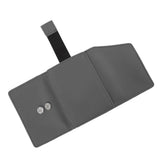 Minimalist Wallet Leather Credit Card Holder Coin Purse Portable Multi Function Card Holder Wallet for Men Women Grey