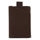 Minimalist Wallet Leather Credit Card Holder Coin Purse Portable Multi Function Card Holder Wallet for Men Women Brown