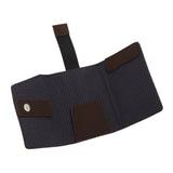 Minimalist Wallet Leather Credit Card Holder Coin Purse Portable Multi Function Card Holder Wallet for Men Women Brown - Low Angle