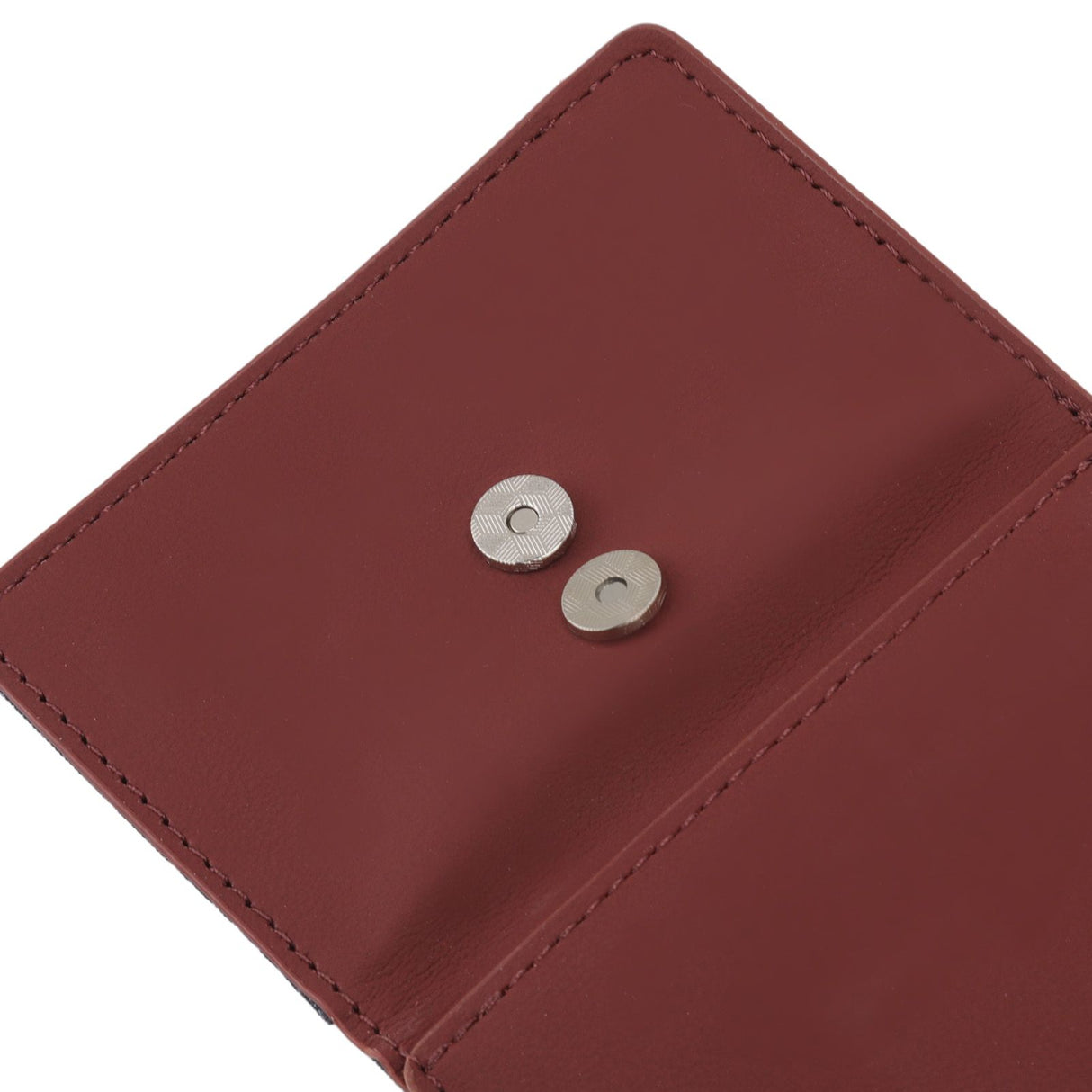 Minimalist Wallet Leather Credit Card Holder Coin Purse Portable Multi Function Card Holder Wallet for Men Women Brownish Red