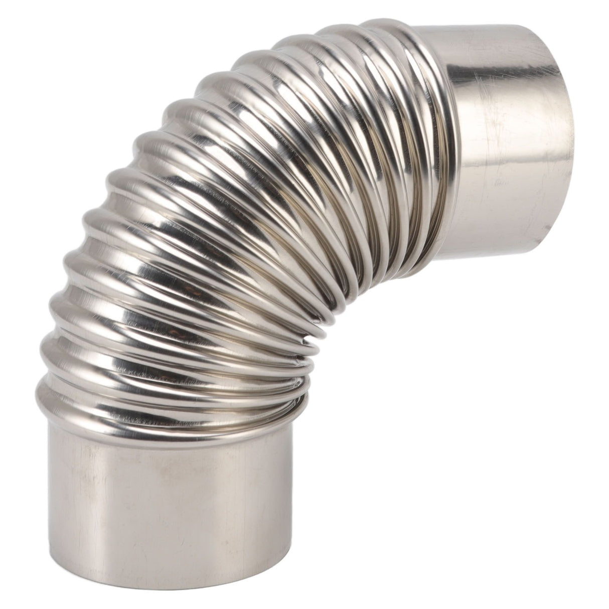 Stainless Steel Elbow Chimney Stove Pipe 90 Degrees Bending Chimney Flue Adapter Tube