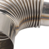 Stainless Steel Elbow Chimney Stove Pipe 90 Degrees Bending Chimney Flue Adapter Tube