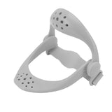 Neck Support Posture Corrector Neck Brace 360 Degree Adjustable Cervical Traction Device for Pain Pressure Relieve Grey - Rear View