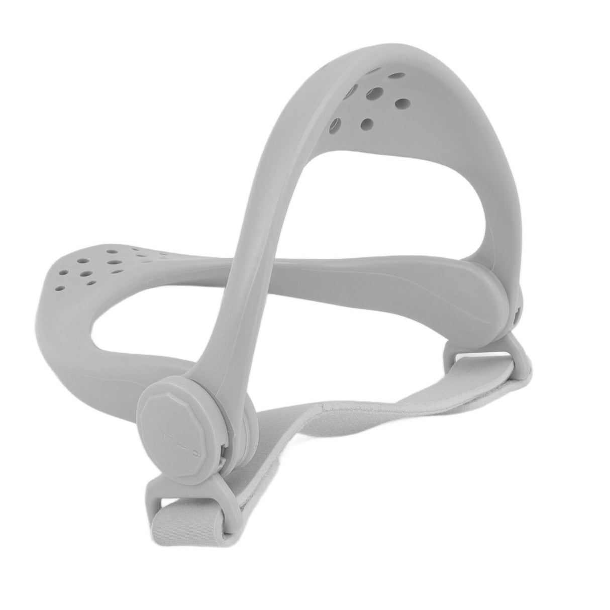 Neck Support Posture Corrector Neck Brace 360 Degree Adjustable Cervical Traction Device for Pain Pressure Relieve Grey
