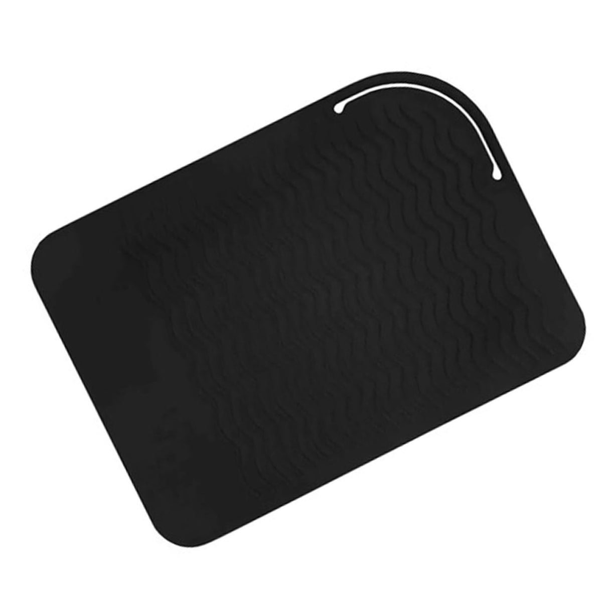 Heat Resistant Silicone Mat Pouch Portable Travel Silicone Mat Cover for Curling Irons Hair Straighteners Flat Irons Hair Styling Tools