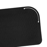 Heat Resistant Silicone Mat Pouch Portable Travel Silicone Mat Cover for Curling Irons Hair Straighteners Flat Irons Hair Styling Tools