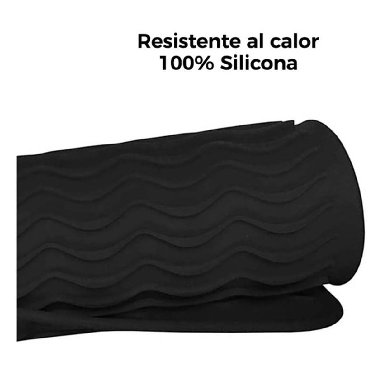 Heat Resistant Silicone Mat Pouch Portable Travel Silicone Mat Cover for Curling Irons Hair Straighteners Flat Irons Hair Styling Tools