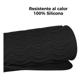 Heat Resistant Silicone Mat Pouch Portable Travel Silicone Mat Cover for Curling Irons Hair Straighteners Flat Irons Hair Styling Tools