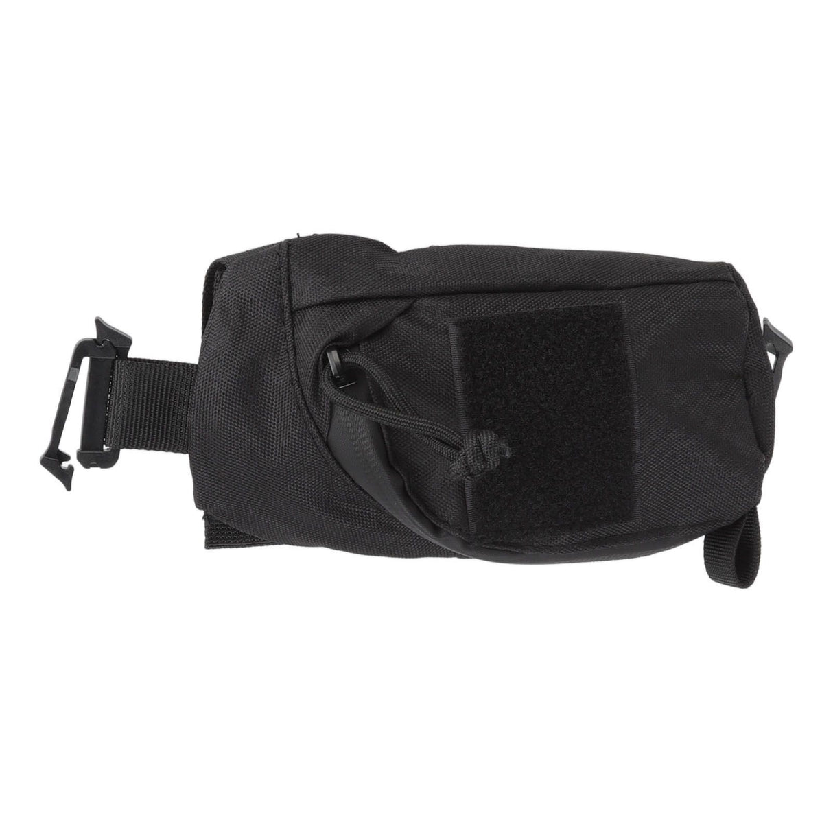 Outdoor Backpack Shoulder Strap Pouch Clip On Pouch Backpack Attachment Bag for Hikers Black