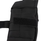 Outdoor Backpack Shoulder Strap Pouch Clip On Pouch Backpack Attachment Bag for Hikers Black