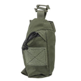 Outdoor Backpack Shoulder Strap Pouch Clip On Pouch Backpack Attachment Bag for Hikers OD Green