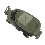 Outdoor Backpack Shoulder Strap Pouch Clip On Pouch Backpack Attachment Bag for Hikers OD Green