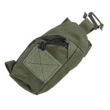 Outdoor Backpack Shoulder Strap Pouch Clip On Pouch Backpack Attachment Bag for Hikers OD Green - Extra Image