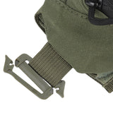 Outdoor Backpack Shoulder Strap Pouch Clip On Pouch Backpack Attachment Bag for Hikers OD Green - Extra Image