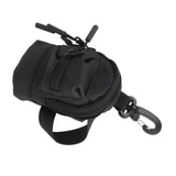 Mini Coin Purse Portable Cash Pouch Wallet Key Chain Data Cable Accessories Storage Bag Black - Extra Image