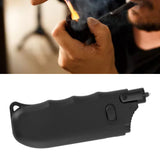 Electric Lighter Black Telescopic ABS Pulse Arc Rechargeable Candle Igniter for Daily Home