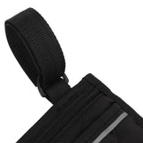Wheelchair Pouch Bag Waterproof Polyester Multi Pocket Design Wheelchair Side Pocket for Outdoor Mobile Chair Black - Extra Image