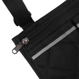 Wheelchair Pouch Bag Waterproof Polyester Multi Pocket Design Wheelchair Side Pocket for Outdoor Mobile Chair Black - Extra Image