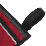 Wheelchair Pouch Bag Waterproof Polyester Multi Pocket Design Wheelchair Side Pocket for Outdoor Mobile Chair Red