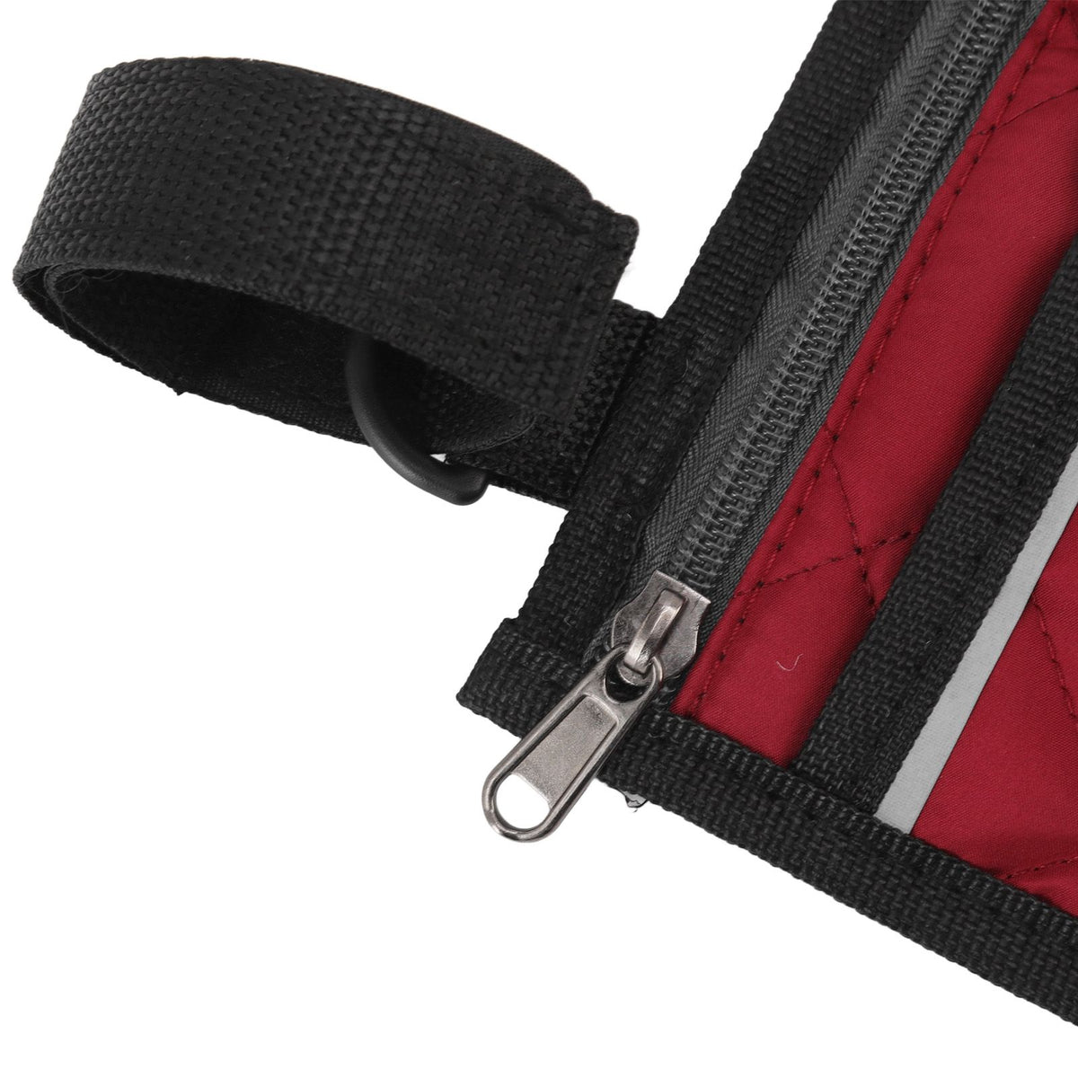 Wheelchair Pouch Bag Waterproof Polyester Multi Pocket Design Wheelchair Side Pocket for Outdoor Mobile Chair Red