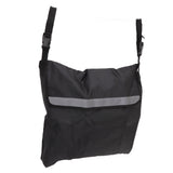 Wheelchair Storage Bag Canvas Large Capacity Flexible Portable Electric Wheel Chair Hanging Bag for Wheelchair Walker - Front View