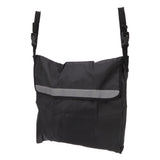 Wheelchair Storage Bag Canvas Large Capacity Flexible Portable Electric Wheel Chair Hanging Bag for Wheelchair Walker - Side View