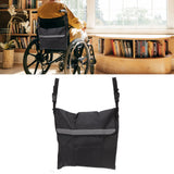 Wheelchair Storage Bag Canvas Large Capacity Flexible Portable Electric Wheel Chair Hanging Bag for Wheelchair Walker