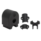 Cane Holder for Walker Rollator Wheelchair Stable Walking Stick Crutch Fixed Attachment for Elderly - 45-Degree Angle