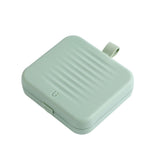 Magnetic Suction Sewing Box Portable Small Double Layer Magnetic Sewing Box Kit for Home Dormitory Travel Green