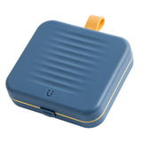 Magnetic Suction Sewing Box Portable Small Double Layer Magnetic Sewing Box Kit for Home Dormitory Travel Blue - Extra Image