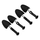 4PCS Shoe Tree 25cm to 30cm Adjustable Shoe Shaper Black Iron Plastic Shoe Stretcher for Home