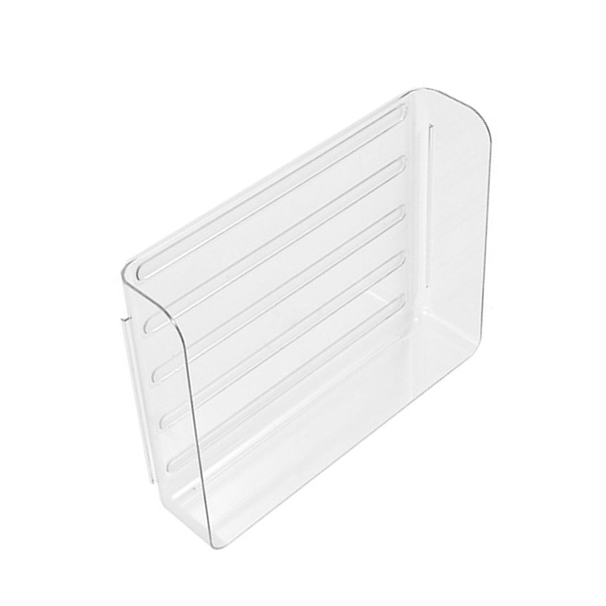Desktop Storage Box Storage Case House Office Stackable Lateral Desk Document Organizer for File Notebook Clear