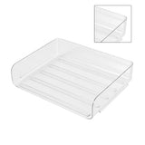 Desktop Storage Box Storage Case House Office Stackable Lateral Desk Document Organizer for File Notebook Clear