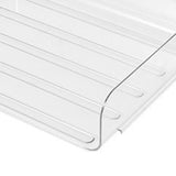 Desktop Storage Box Storage Case House Office Stackable Lateral Desk Document Organizer for File Notebook Clear