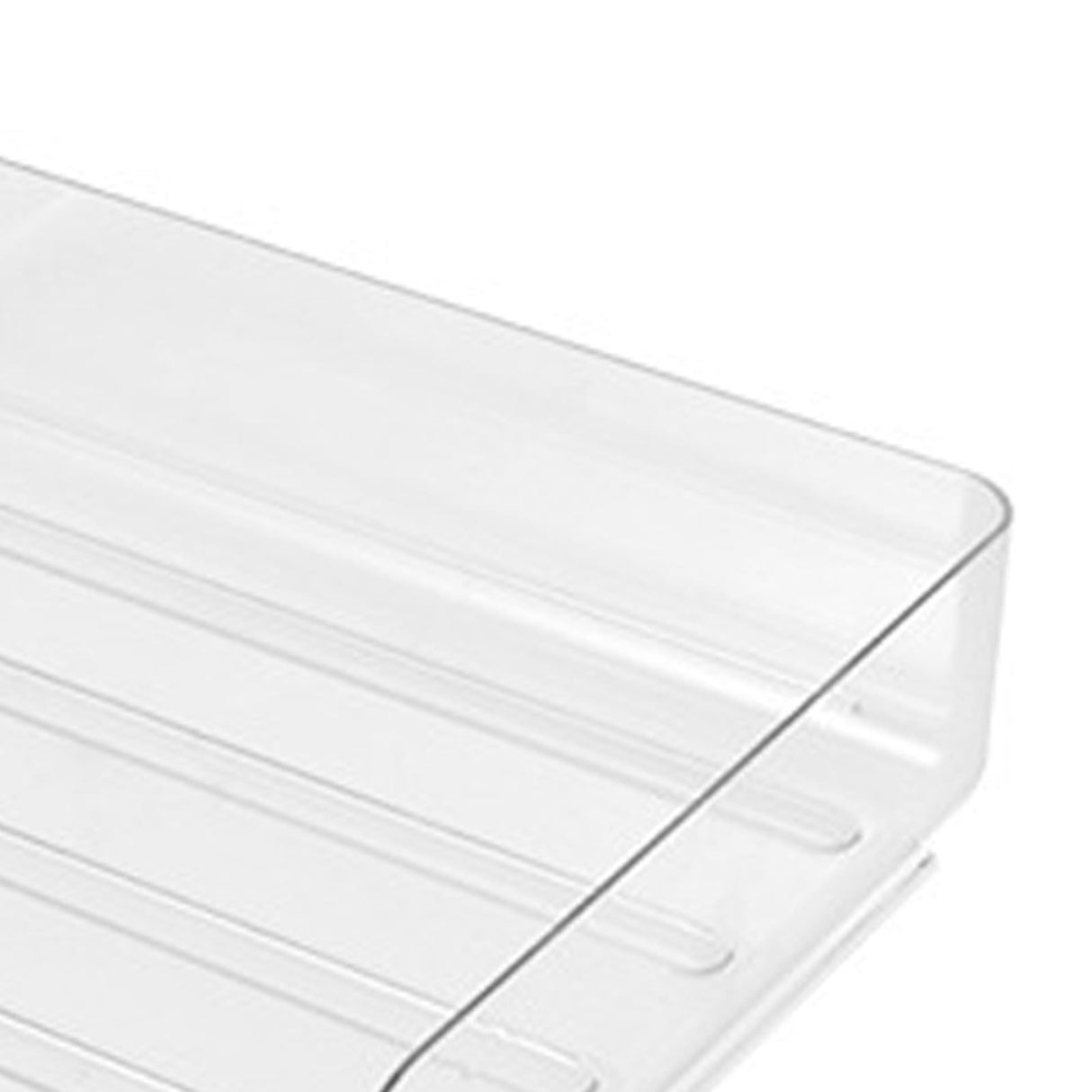 Desktop Storage Box Storage Case House Office Stackable Lateral Desk Document Organizer for File Notebook Clear