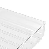 Desktop Storage Box Storage Case House Office Stackable Lateral Desk Document Organizer for File Notebook Clear