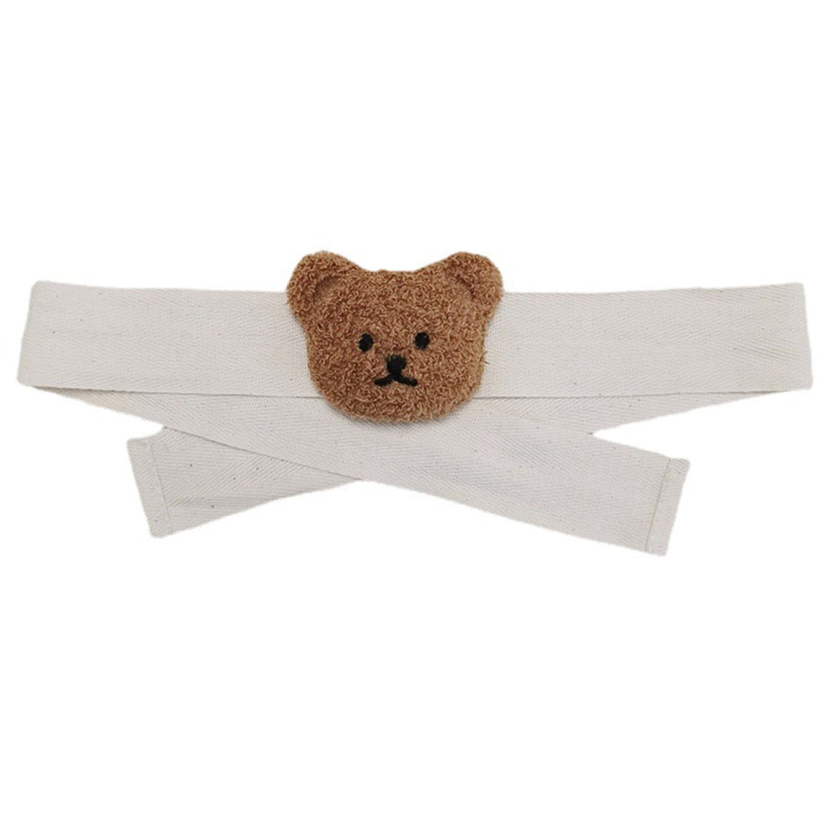 Curtain Tiebacks Embroidered Bear Head Curtain Strap Tie Rope Children Room Decoration Brown Bear