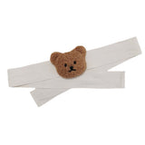 Curtain Tiebacks Embroidered Bear Head Curtain Strap Tie Rope Children Room Decoration Brown Bear - Side View