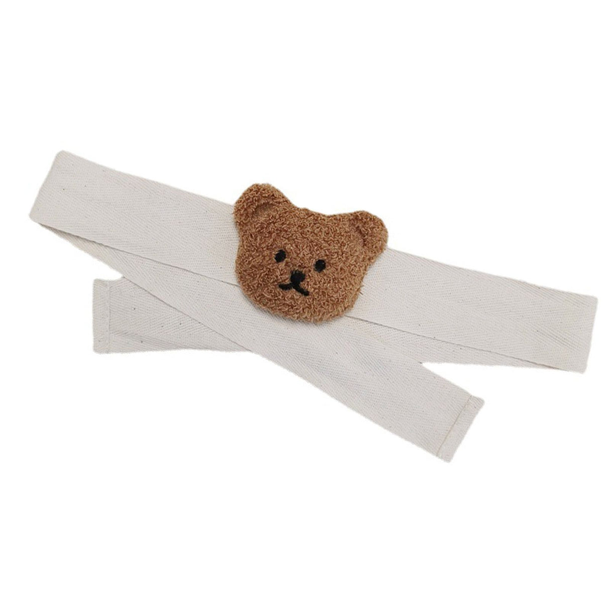 Curtain Tiebacks Embroidered Bear Head Curtain Strap Tie Rope Children Room Decoration Brown Bear