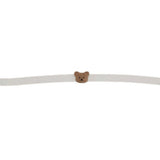 Curtain Tiebacks Embroidered Bear Head Curtain Strap Tie Rope Children Room Decoration Brown Bear - 45-Degree Angle