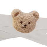 Curtain Tiebacks Embroidered Bear Head Curtain Strap Tie Rope Children Room Decoration Milk Tea Color Bear