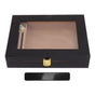 Cigar Humidors Box Transparent Window Cigar Humidor Mini Portable Cigar Box with Mechanical Hygrometer