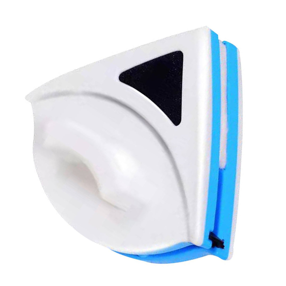 Magnetic Window Cleaner Blue Triangle Shape Single Sided Magnetic Glass Wiper Washing Brush Tool P3‑8mm