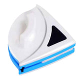 Magnetic Window Cleaner Blue Triangle Shape Single Sided Magnetic Glass Wiper Washing Brush Tool P3‑8mm