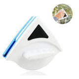 Magnetic Window Cleaner Blue Triangle Shape Single Sided Magnetic Glass Wiper Washing Brush Tool P3‑8mm