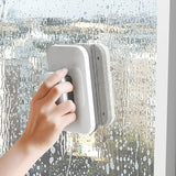 Magnetic Window Cleaner Large Handle Double Sided High Safety Sturdy Plastic Window Cleaning Tool for 3 to 10mm Glasses